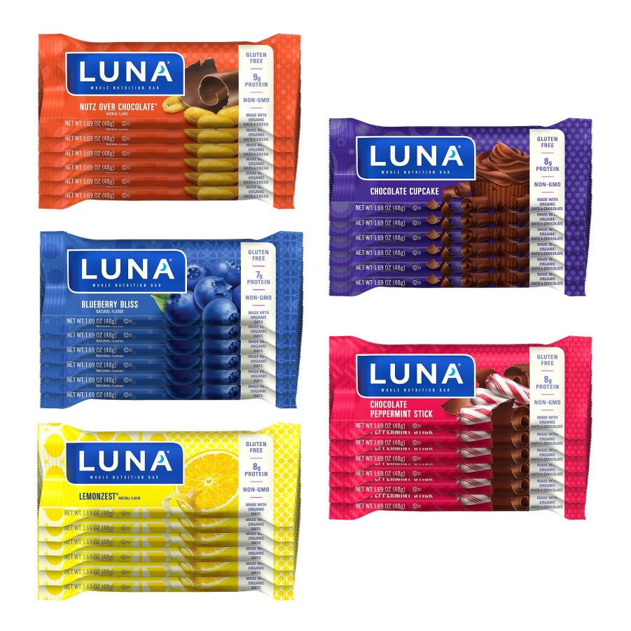 Luna Clif Bar | Pack Varie Luna En Vrac, 30 Barres