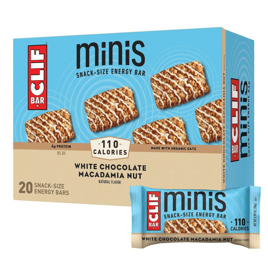 Favoris Clif Bar | Minis Au Chocolat Blanc A Saveur De Noix De Macadamia