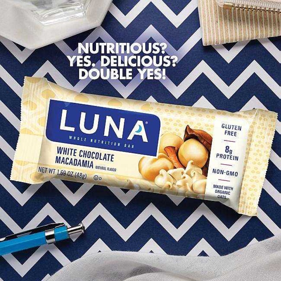 Luna Clif Bar | Saveur Macadamia Au Chocolat Blanc